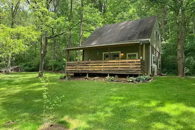 Image de Myersville-Private 9 ac chalet sur le ruisseau, mais proche de tout.