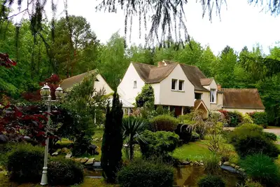 Image de Belle Maison Contemporaine Dans La Foret  3 Pignons( Piscine Interieure, Sauna)