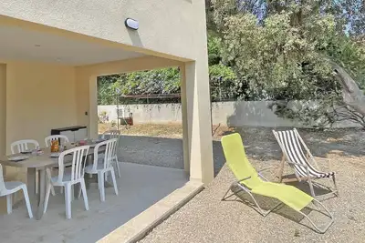 Image de Maison 5 personnes - Climatisation - WiFi - Plage à pied - Nartelle - Sainte Maxime