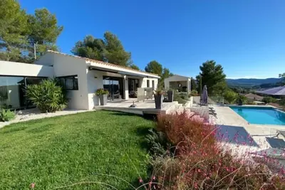 Image de Villa climatisée, extra vue mer, 7kms des plages, vignobles, piscine débordement