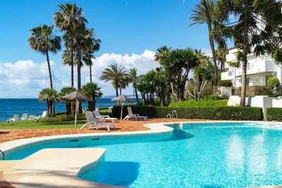 Image de Confortable appartement avec piscine, climatisation, Wifi, Tv, terrasse, vue panoramique et parking