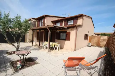 Image de Spacieuse Maison d'angle, Domaine Tamaris, 4 pièces -7 couchages, garage, Wifi, Portiragnes Plage