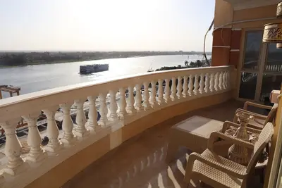 Image de Vue luxueuse et panoramique sur le Nil.