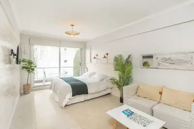 Image de Studio moderne à Recoleta avec balcon et Wifi rapide