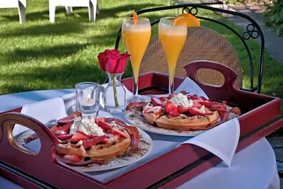 Image de Cozy Rose Inn dans l'est de Wa. Vin de pays. . Middle de Yakima Valleyy