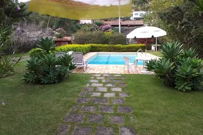 Image de Je loue une maison dans un excellent emplacement Ă Itaipava. Linda Vista, c'est de l'air frais.