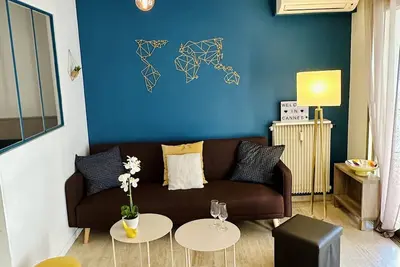 Image de Appartement Cannes 1, 2 km du Palais des Festivals-type 2 pièces