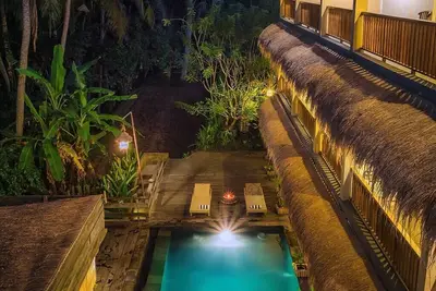Image de Charmante chambre proche d'Ubud avec piscine à débordement commune