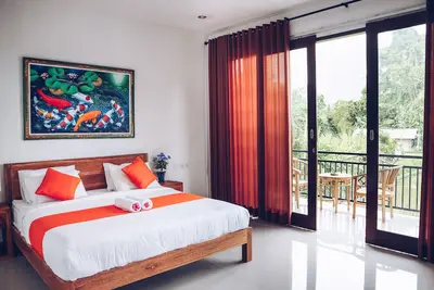 Image de Séjour de 4 chambres avec vue sur les rizières, près d'Ubud