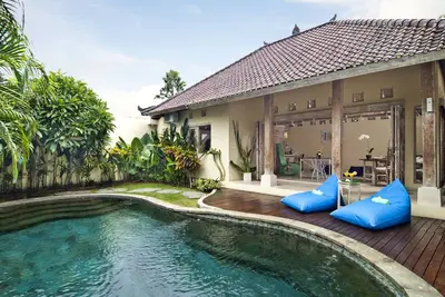 Image de Charmante villa de 2 chambres de style balinais unique à 1 km de la plage de Seminyak