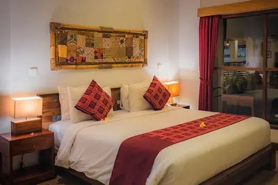 Image de Charmante chambre proche d'Ubud avec piscine à débordement commune