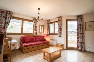 Image de 1er étage, balcon, parking, télévision, casier à ski, 41m², Val Cenis