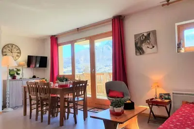 Image de À 200m des pistes de ski, 2ème étage, balcon, télévision, casier à ski, 39m², Superdévoluy