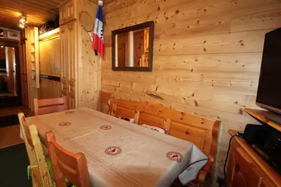Image de 100m du centre station, balcon, télévision, 20m², Tignes