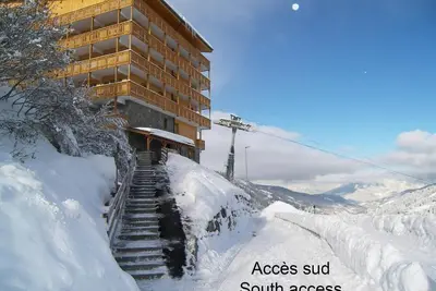 Image de À 150m des pistes de ski, 3ème étage, balcon, casier à ski, 29m², Méribel-Mottaret