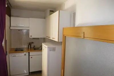 Image de 1er étage, balcon, parking, télévision, casier à ski, 28m², Brides Les Bains