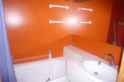 Image de 100m du centre station, 6ème étage, vue montagne, télévision, 24m², Les Arcs