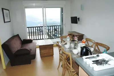 Image de Wifi, remise en forme, piscine, sauna, terrasse, balcon, casier à ski, 30m², Peyragudes