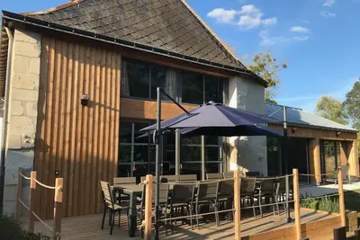 Image de Gite l'Hermine, 15 pers, heated indoor pool, Rdc Pmr, enclosed garden