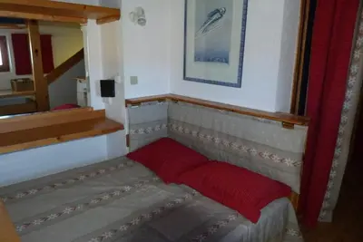 Image de À 50m des pistes de ski, 5ème étage, balcon, télévision, casier à ski, 44m², Les Arcs