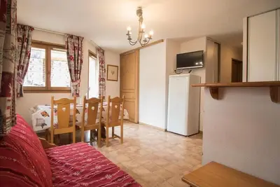 Image de Rez-de-chaussée, terrasse, parking, télévision, casier à ski, 38m², Val Cenis