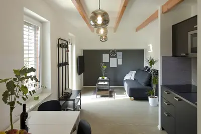 Image de Ce tout nouvel appartement Nija est situé dans un quartier calme de Bled.