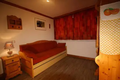 Image de 10m du centre station, 7ème étage, télévision, casier à ski, 16m², Tignes
