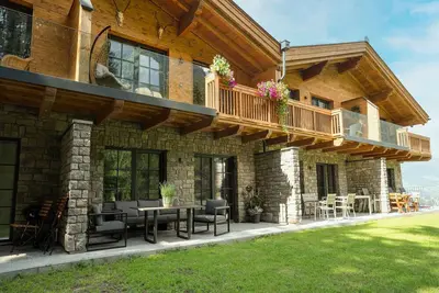 Image de Luxueuse maison de vacances avec sauna