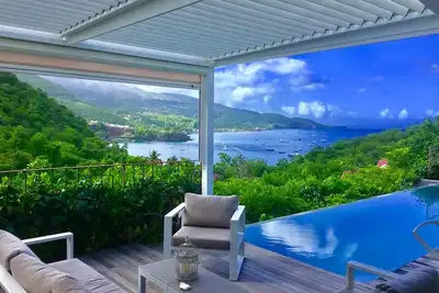 Image de Villa Apothema avec Vue et accès Mer à Malendure\nMeublé de tourisme 4 étoiles