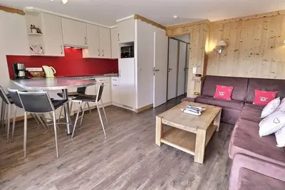 Image de Étage -2, vue montagne, balcon, 37m², Méribel-Mottaret