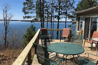 Image de Family Friendly Cottage w \/ vues spectaculaires sur le lac Round-Hayward, Wi