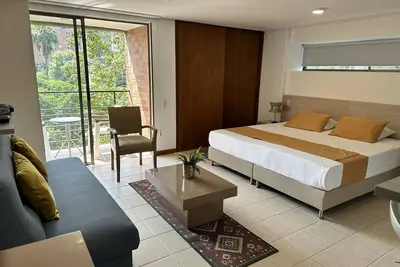 Image de Studio confortable avec balcon