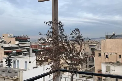 La magnifique vue d'Athènes Penthouse