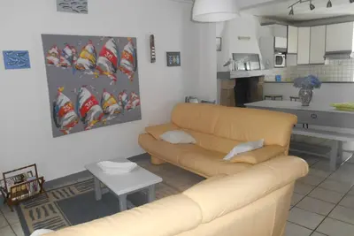 Image de ile d'arz, golfe du morbihan, maison 8 personnes