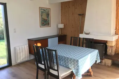 Image de maison de vacances avec beau jardin Le pouliguen 85m carré
