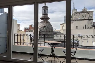 Image de Studio au dernier étage pour deux, à seulement 200m d'Obelisco!