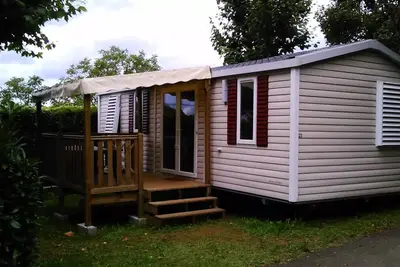 Image de Mobil-home Tourterelle 32m², Tv + Terrasse couverte 8 personnes