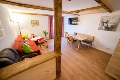 Image de Ferienwohnung 2, Dennabruckn 61 m², 2-4 Personen, Schlafzimmer, Wohnküche, Du/Wc, Wlan