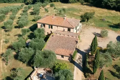 Belvedere: ferme avec vue imprenable, à 10m de Sienne