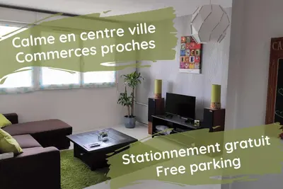 Image de Appartement 50m² centre ville, calme, dans un parc
