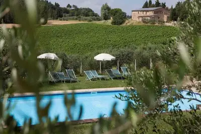 Image de Logemente en une vignoble en Montespertoli, climatisation, Wi-Fi, piscine, 4 Pers
