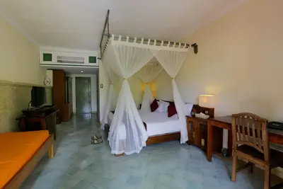 Image de 1 Br Villa près d'Ubud avec un bassin profond privé et un salon avec petit déjeuner