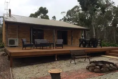 Image de Spécial hiver, vérifiez la disponibilité et planifiez une escapade Bruny avec un feu de bois confortable