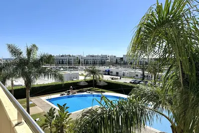 Image de VilamouraSun Aquamar 209 - Vue sur la marina, piscine complexe & amp; Jardin, Wifi