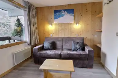 Image de Charmant studio divisible skis aux pieds, 4 pers, proche commerces et remontées, animaux admis