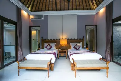Image de La confortable villa d'une chambre avec piscine privée près de la région de Seminyak