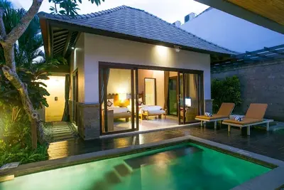 Image de La confortable villa d'une chambre avec piscine privée, près de la plage de Seminyak