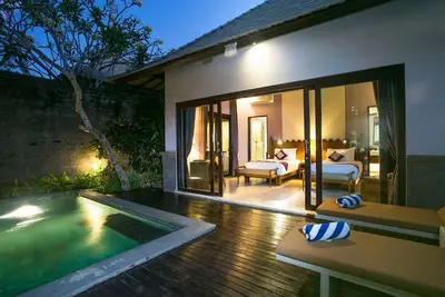 Image de La confortable villa d'une chambre avec piscine privée, près de la plage de Seminyak