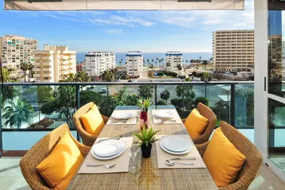 Apartment at 200 meters from the beach! Sea view. And communal pool.
