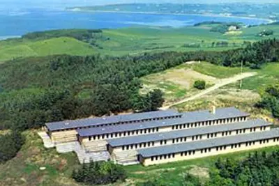 Image de Belle école de camp au sommet de Salgjerhøj, qui est le point culminant de Mors.